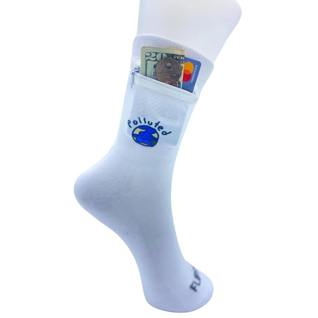 Zipper mPathy Sock Wallet - Polluted