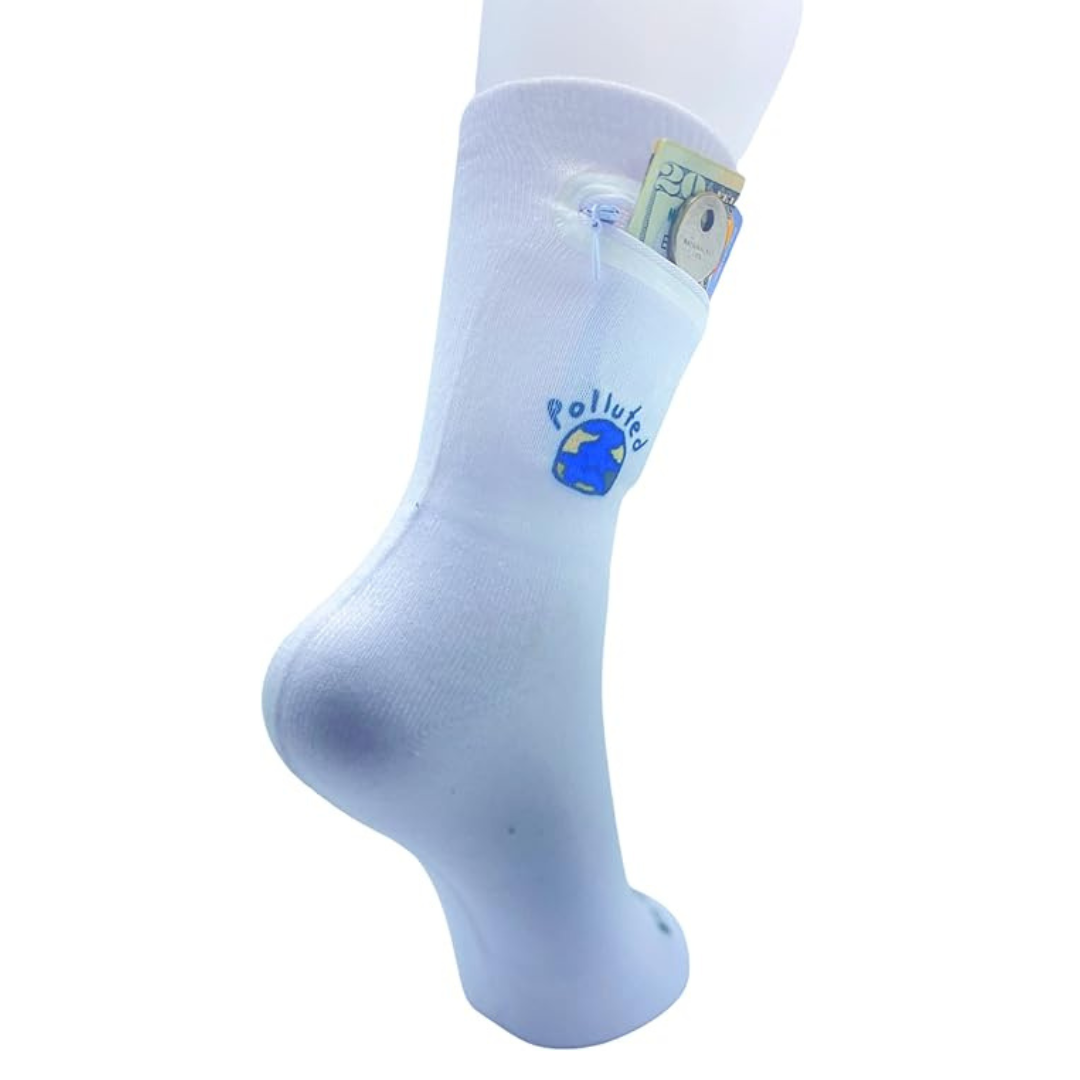 Zipper mPathy Sock Wallet - Polluted