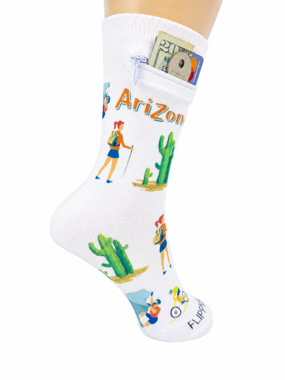 Zipper Sock Wallet - Arizona Sock