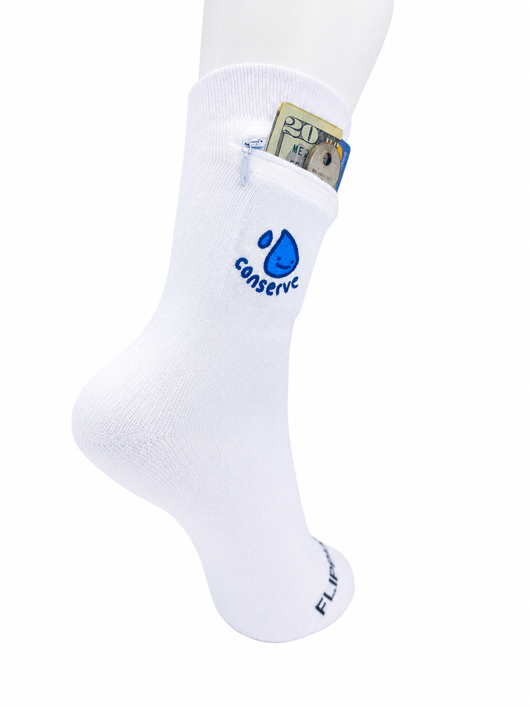 Zipper mPathy Sock Wallet - Conserve