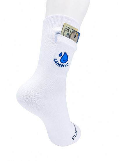 Zipper mPathy Sock Wallet - Conserve