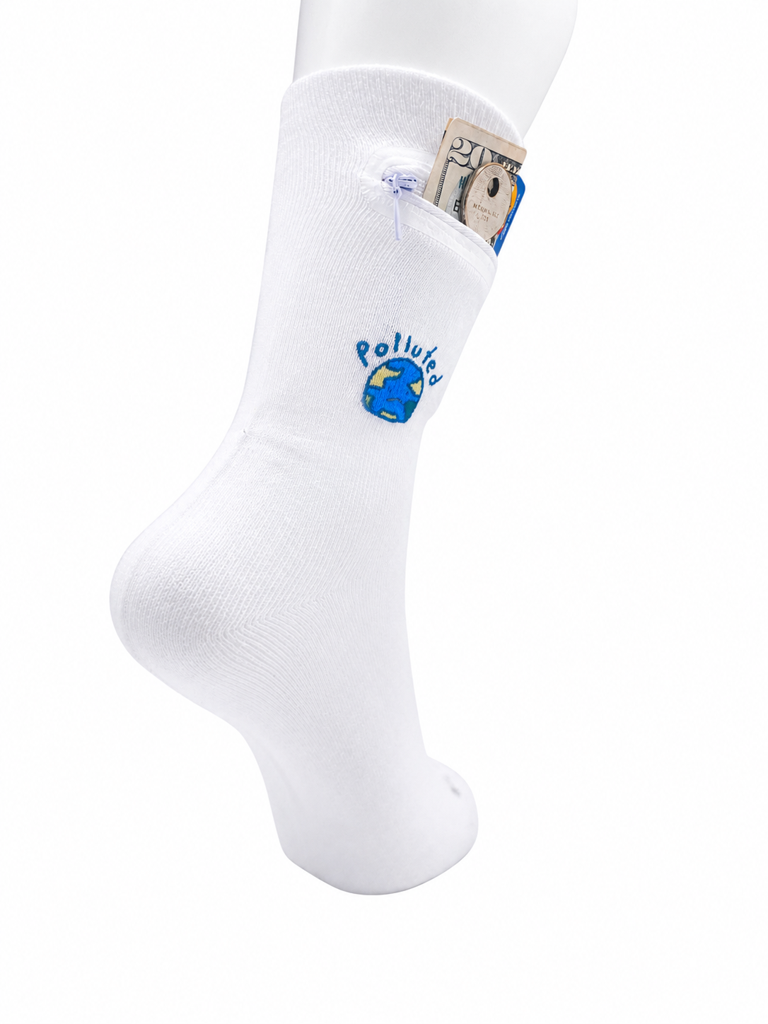 Zipper mPathy Sock Wallet - Polluted