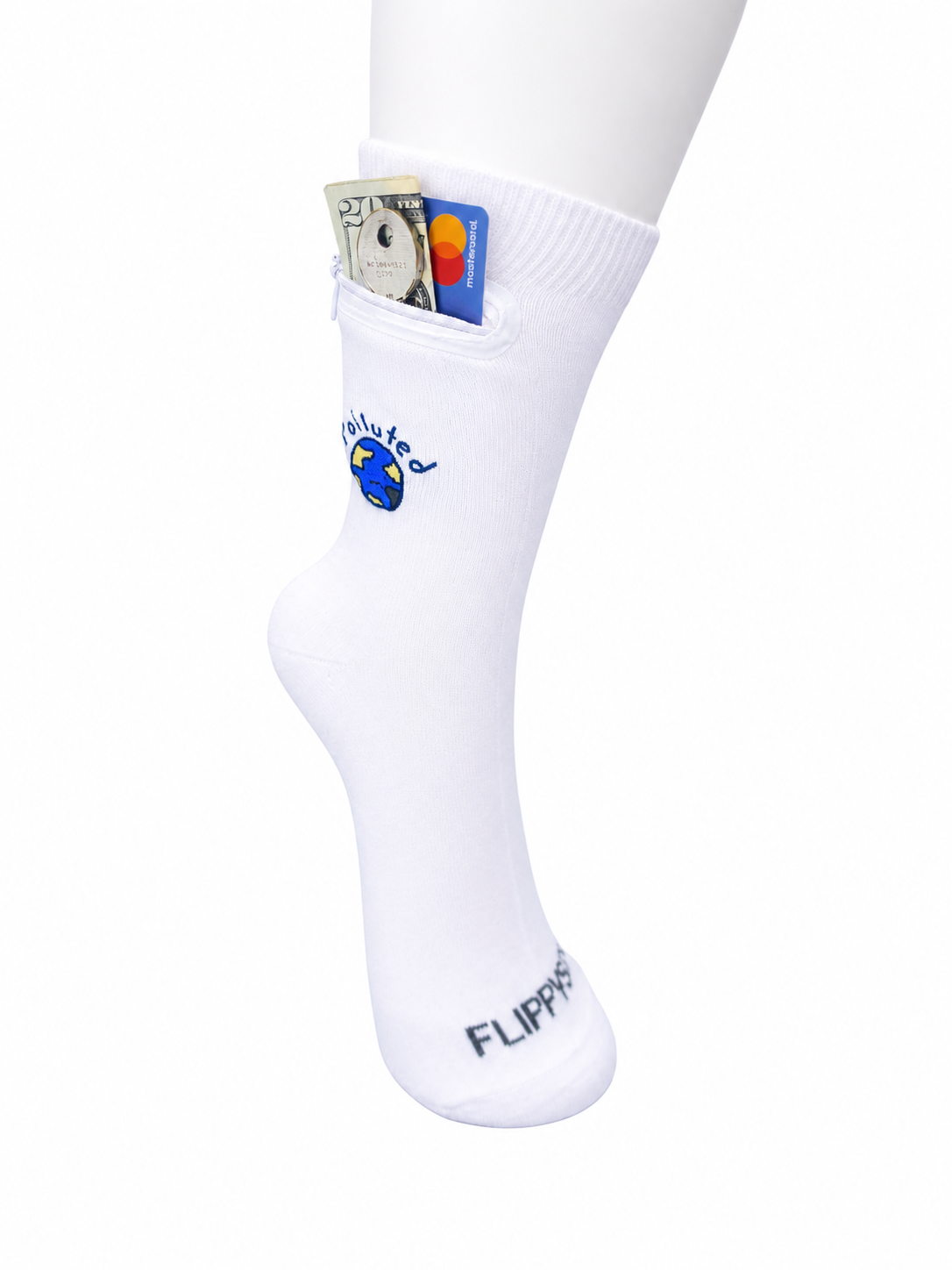 Zipper mPathy Sock Wallet - Polluted
